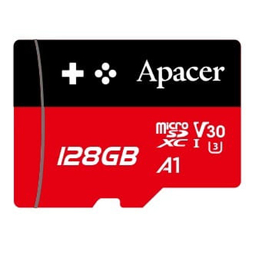 Карта пам'яті  Apacer MicroSDXC 128GB UHS-I/U3 Class 10 (AP128GMCSX10U7-RAGC)