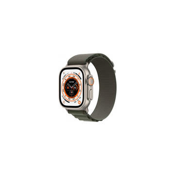Смарт-годинник Apple Watch Ultra GPS + Cellular 49mm Titanium Case with Green Alpine Loop - M (MQFN3)