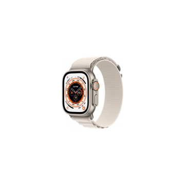 Смарт-годинник Apple Watch Ultra GPS + Cellular 49mm Titanium Case with Starlight Alpine Loop - M