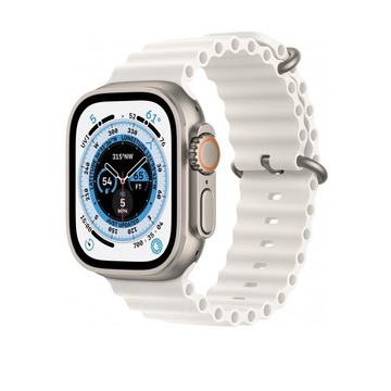 Смарт-годинник Apple Watch Ultra GPS + Cellular 49mm Titanium Case with White Ocean Band