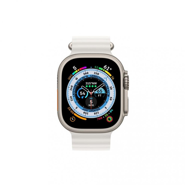 Смарт-годинник Apple Watch Ultra 49mm Titanium Case LTE White Ocean Band (MNH83/MNHF3/MNHM3)