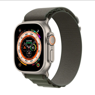 Смарт-годинник Apple Watch S Ultra 49mm Titanium Case LTE Green Alpine Loop L (MQEX3)