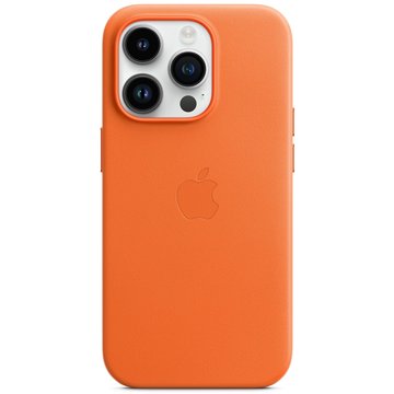 Чехол-накладка iPhone 14 Pro Leather Case with MagSafe Orange (MPPL3)