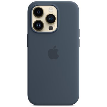 Чохол-накладка iPhone 14 Pro Silicone Case with MagSafe Storm Blue (MPTF3)