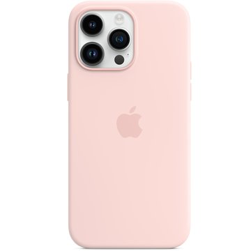 Чехол-накладка iPhone 14 Pro Max Silicone Case with MagSafe Chalk Pink (MPTT3)