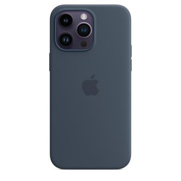 Чохол-накладка iPhone 14 Pro Max Silicone Case with MagSafe Storm Blue (MPTQ3)