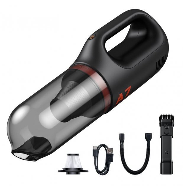 baseus a7 cordless car vacuum cleaner dark gray