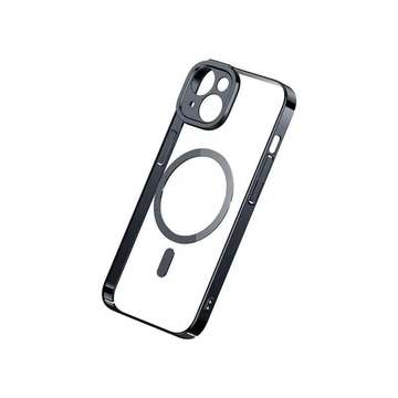 Чехол-накладка Baseus iPhone 14 Plus Glitter Case with MagSafe Black