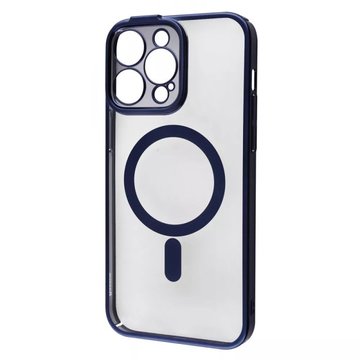 Чехол-накладка Baseus iPhone 14 Pro Max Glitter Case with MagSafe Blue
