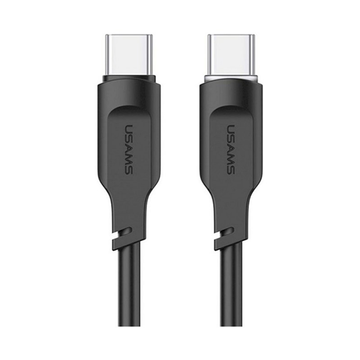 Кабель USB Usams US-SJ567 Type-C To Type-C PD100W Data Cable Lithe Series 1.2m Black (SJ567USB01)