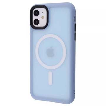 Чехол-накладка Wawe iPhone 11 Matte Colorful Case with MagSafe Sierra Blue