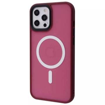 Чехол-накладка Wawe iPhone 12 Pro Max Matte Colorful Case with MagSafe Red