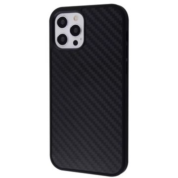 Чохол-накладка Wawe iPhone 12 Pro Max Premium Carbon Edition Case with MagSafe