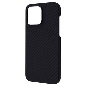 Чохол-накладка Wawe iPhone 13 Premium Carbon Slim with MagSafe Black
