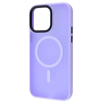 Чохол-накладка Wawe iPhone 13 Pro Matte Colorful Case with MagSafe Light Purple