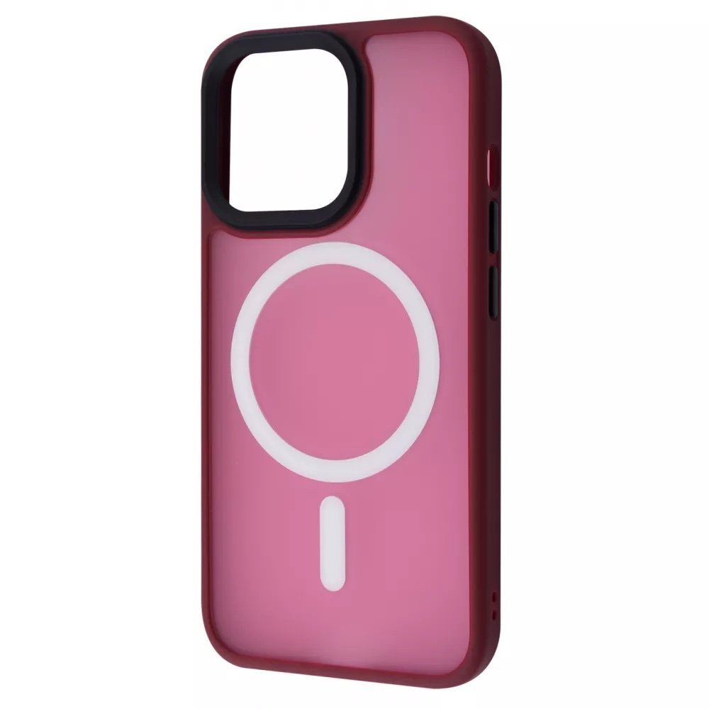 Чехол-накладка Wawe iPhone 13 Pro Matte Colorful Case with MagSafe Red
