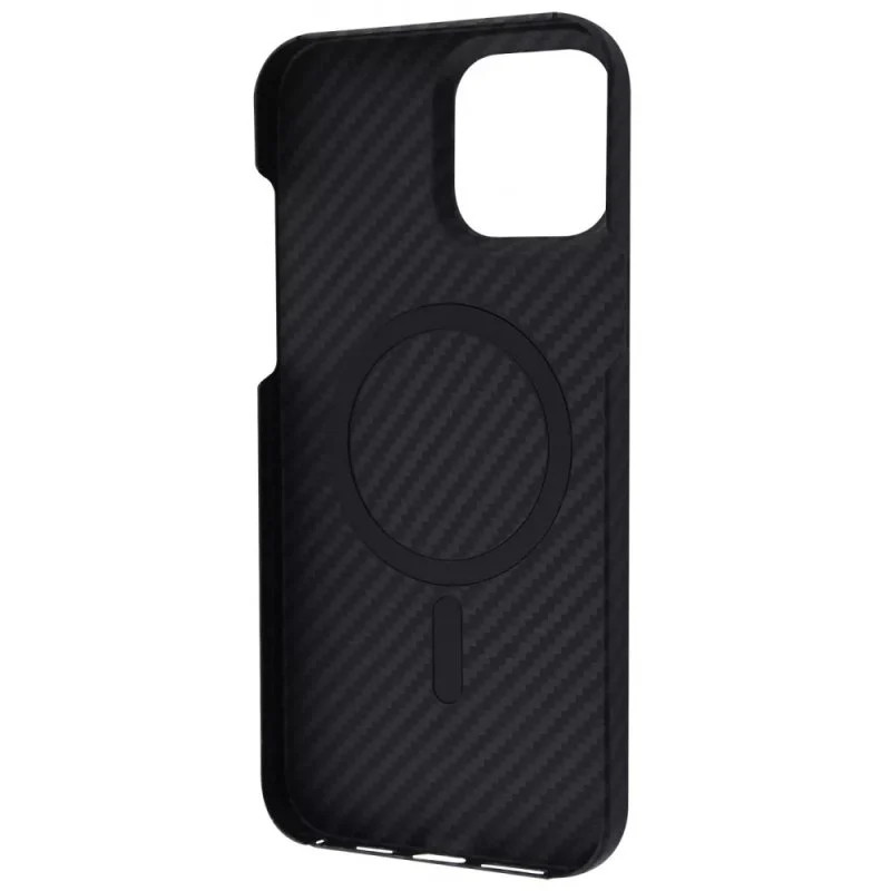 Чохол-накладка Wawe iPhone 13 Pro Premium Carbon Slim with MagSafe Black