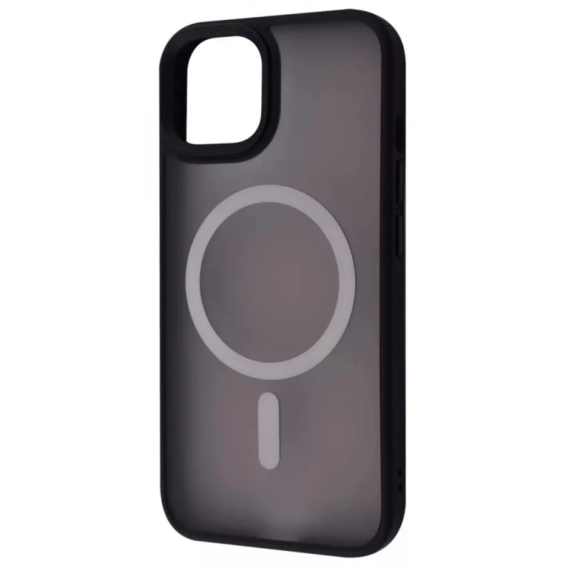 Чохол-накладка Wawe iPhone 14 Matte Colorful Case with MagSafe Black