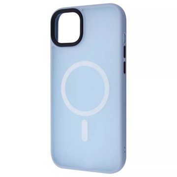 Чехол-накладка Wawe iPhone 14 Matte Colorful Case with MagSafe Sierra Blue