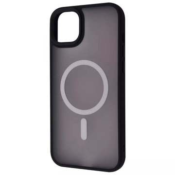 Чехол-накладка Wawe iPhone 14 Plus Matte Colorful Case with MagSafe Black