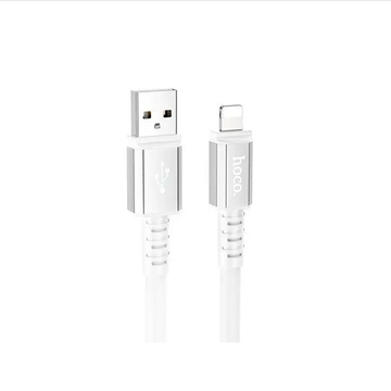 Кабель USB Hoco X85 USB to Lightning 1m White
