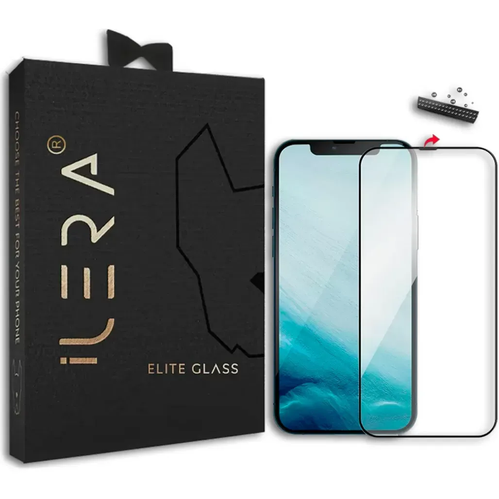 Защитное стекло Ilera DeLuxe FullCover Glass iPhone 14 Pro (iLFCDL14Pr)