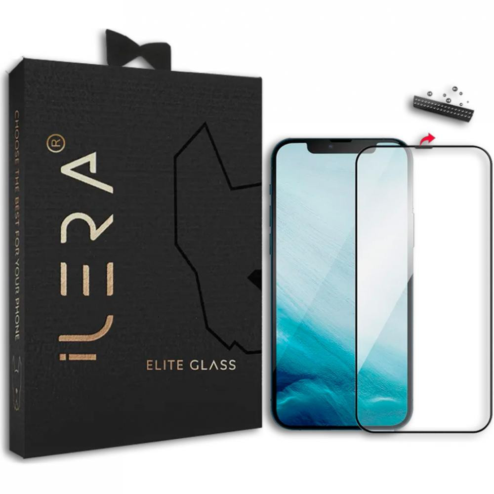 Защитное стекло Ilera DeLuxe FullCover Glass iPhone 14 Pro Max (iLFCDL14PrMx)