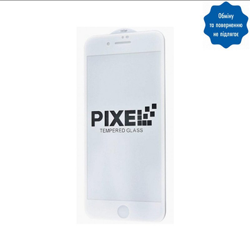 Захисне скло Pixel Full Screen iPhone 7/8/SE White