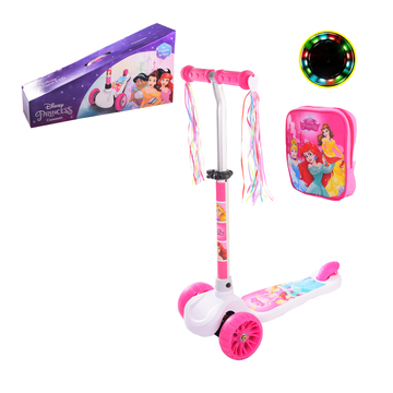 Дитячий самокат A-Toys Disney Princess PU LED (LS2120)