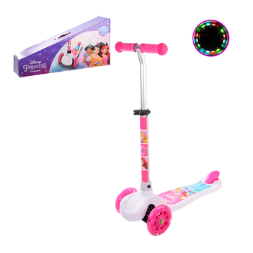 Дитячий самокат A-Toys Disney Princess PU LED (LS2117)