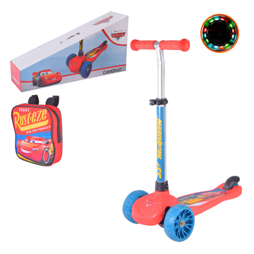Дитячий самокат A-Toys Cars PU LED (LS2214)