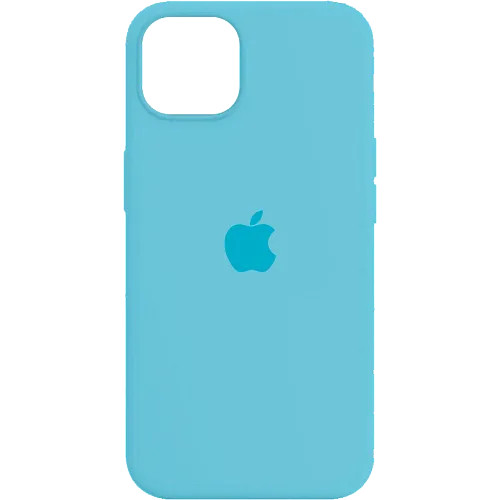 Чехол-накладка Apple Sillicon Case Copy for iPhone 14 Pro Light Blue (16)