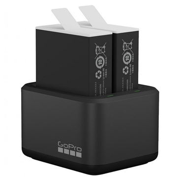 Зарядное устройство GoPro Dual Battery Charger + Battery Enduro 2 шт for HERO 11/10/9 (ADDBD-211-EU)