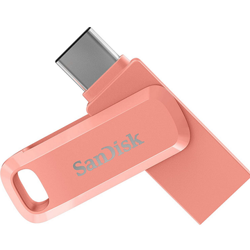 Флеш пам'ять USB SanDisk USB 3.1 Ultra Dual Drive Go USB Type-C 256Gb Peach (SDDDC3-256G-G46PC)