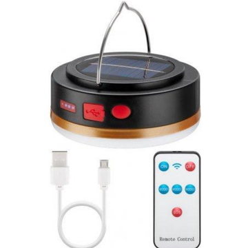  Goobay LED Solar Camping Lamp with IR Remote Control