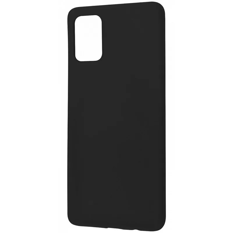 Чехол-накладка Wave Full SilIcone Cover for Samsung A715 (A71) 2020 Black