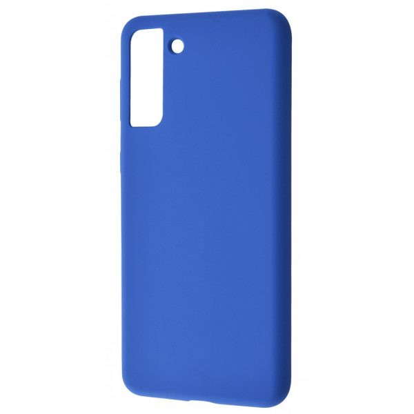 Чехол-накладка Wave Full SilIcone Cover for Samsung Galaxy S21 Blue