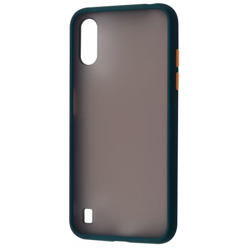 Чехол-накладка Matte Color Case for Samsung A01 (2020) Green