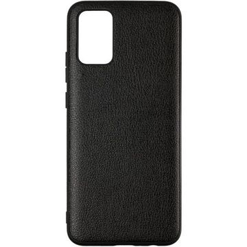 Чехол-накладка Leather Case for Samsung A12 (A125) Black