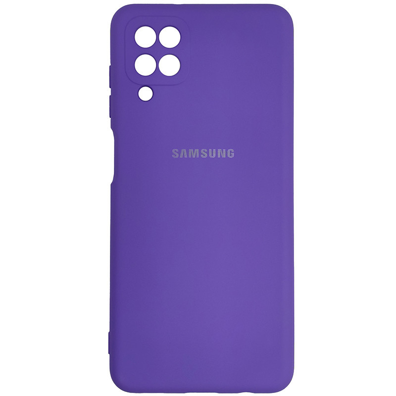 Чехол-накладка Soft SilIcone Case for Samsung A12 /M12 (A125/M127) Violet Light