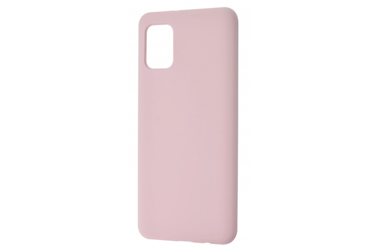 Чехол-накладка Wave Full SilIcone Cover for Samsung A315 (A31) 2020 Light Pink