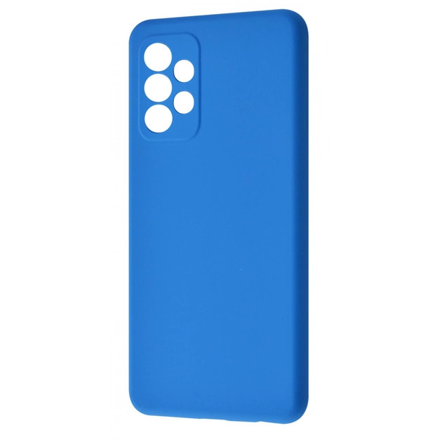 Чехол-накладка Wave Full SilIcone Cover for Samsung Galaxy A52 (A525) Blue