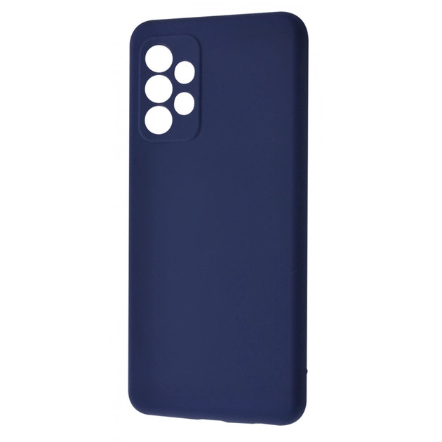 Чехол-накладка Wave Full SilIcone Cover for Samsung Galaxy A52 (A525) Midnight Blue