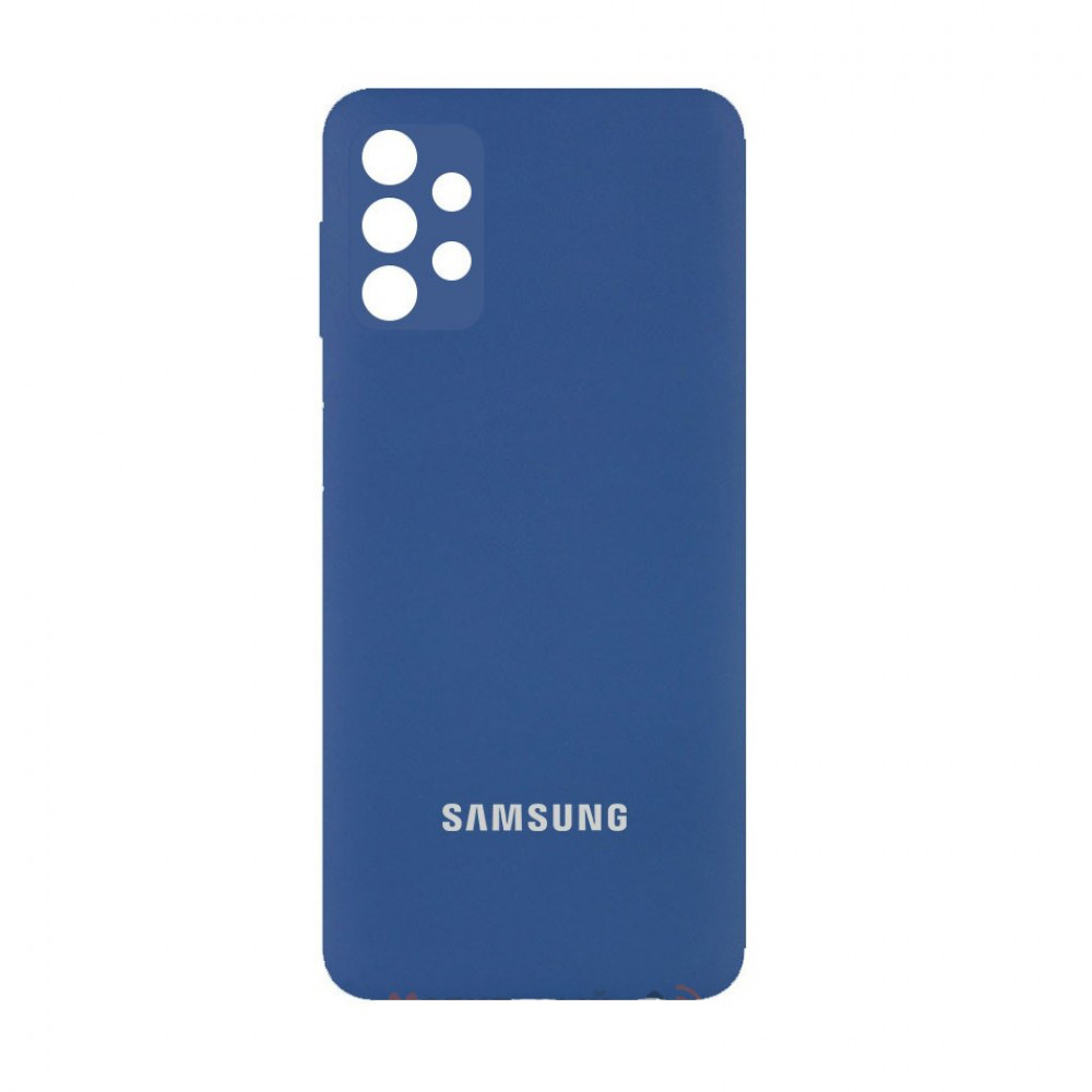 Чохол-накладка SilIcone Case Full for Samsung A325 (A32) (2021) Navy Blue