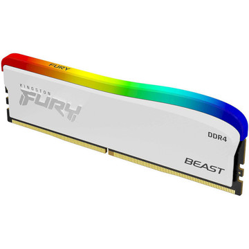 Оперативна пам'ять Kingston FURY 16GB DDR4 3600MHz Beast RGB Special Edition White (KF436C18BWA/16)