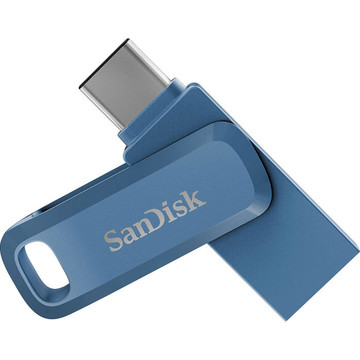 Флеш пам'ять USB SanDisk 64GB USB-Type C Ultra Dual Drive Go Navy Blue (SDDDC3-064G-G46NB)