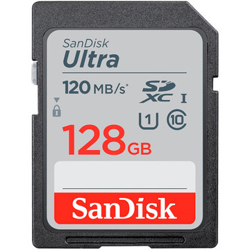 Карта памяти SanDisk 128GB C10 UHS-I R140MB/s Ultra (SDSDUNB-128G-GN6IN)