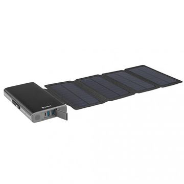 Внешний аккумулятор Sandberg Solar 4-Panel Powerbank 25000mAh Black (420-56)