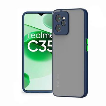 Чохол-накладка Bumper Matte for Realme Narzo 50A Navy Blue/Green