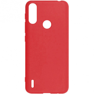 Чехол-накладка Soft Silicone Case Motorola E7 и Power/E7 Poweri Red